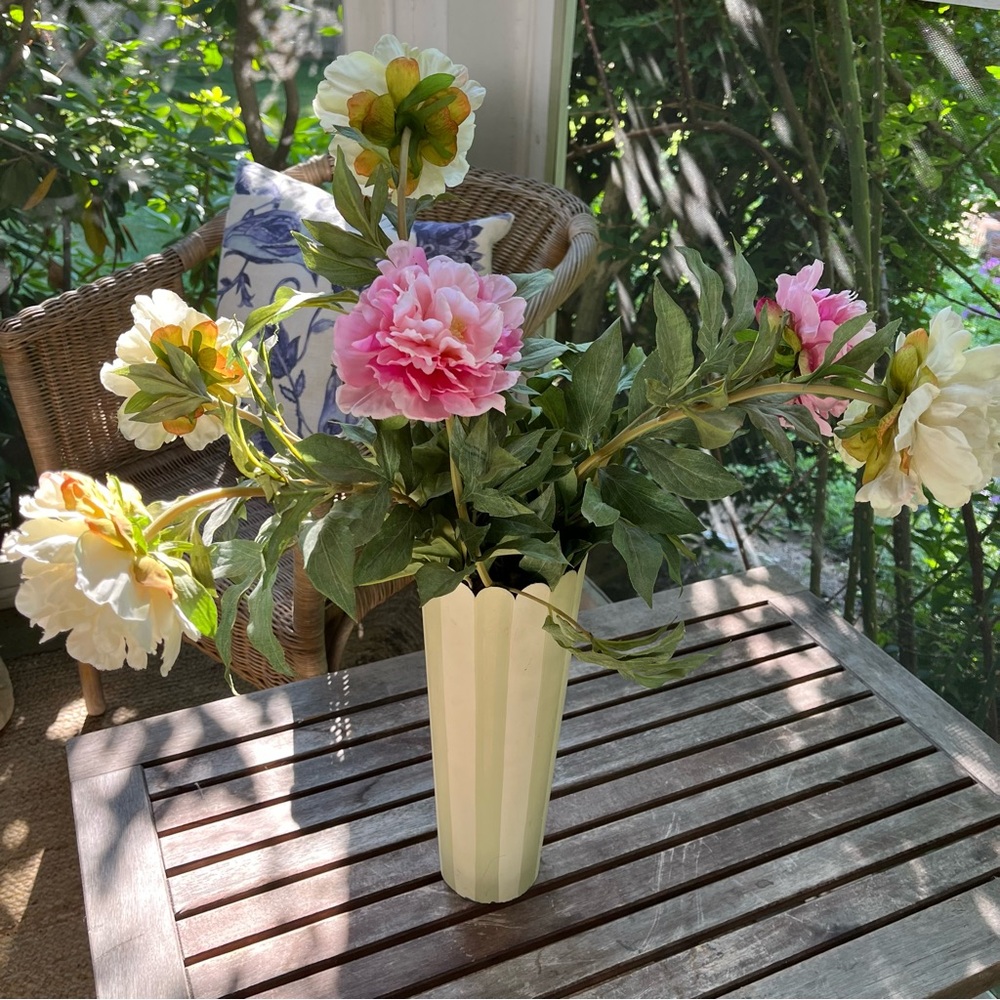 Silk Peonies